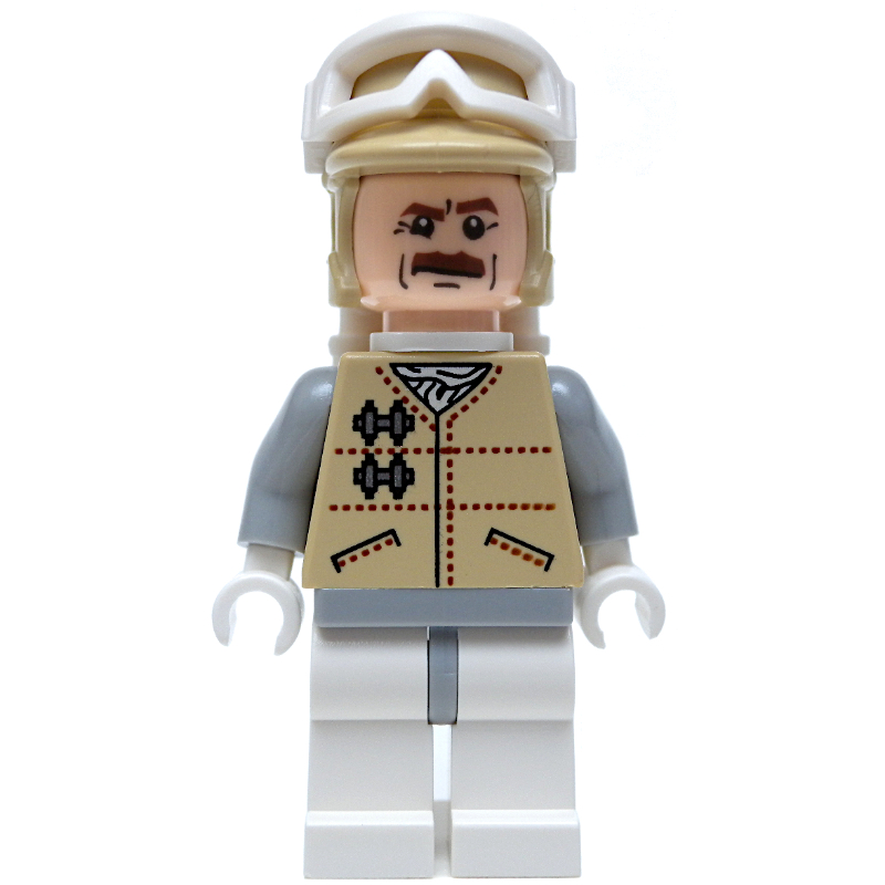 LEGO Rebel Officer in Hoth Outfit, Tan Hat (fig-003808)
