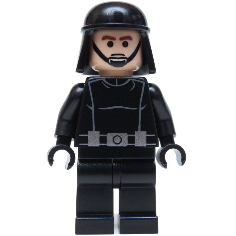 LEGO Death Star Trooper / Imperial Trooper, Brown Eyebrows, Black Eyes, Black Helmet (fig-003816)