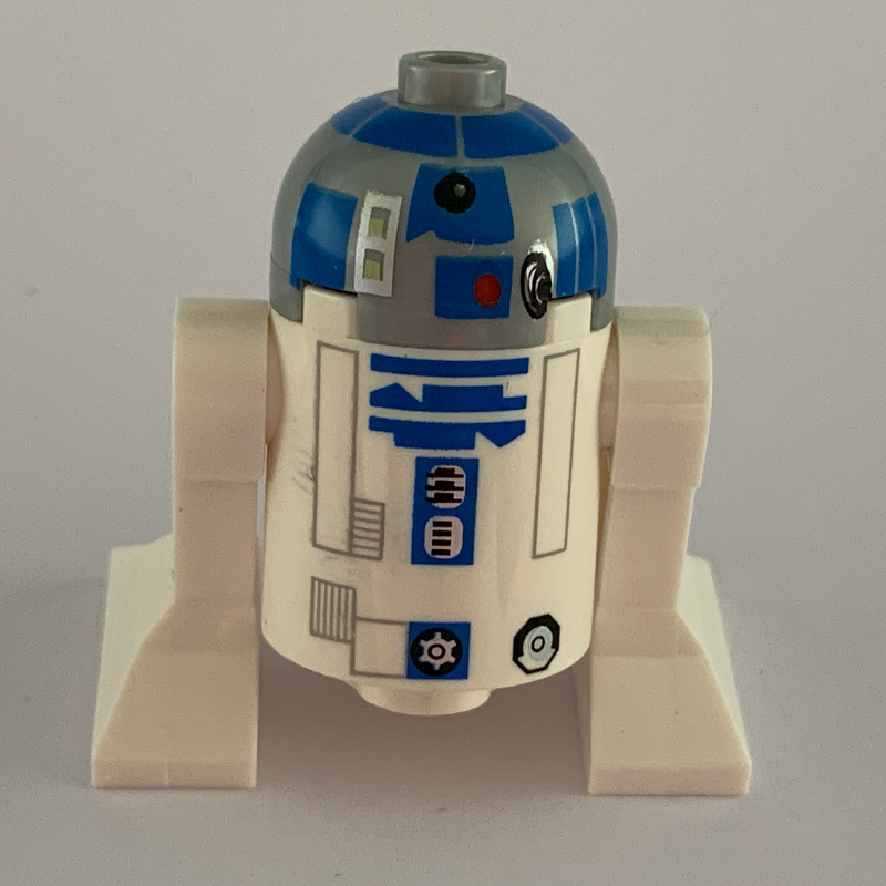 LEGO Astromech Droid, R2-D2, Pearl Light Gray Dome (fig-003822)