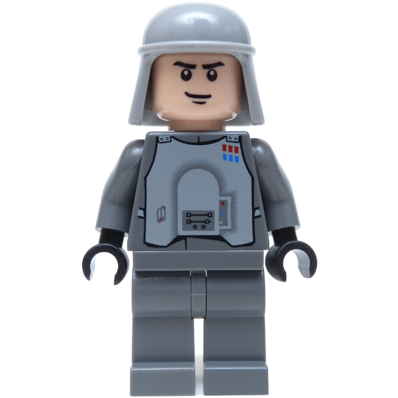 LEGO Imperial Officer / Captain / Commandant / Commander, Battle Armor, Dark Bluish Gray Hips (fig-003827)
