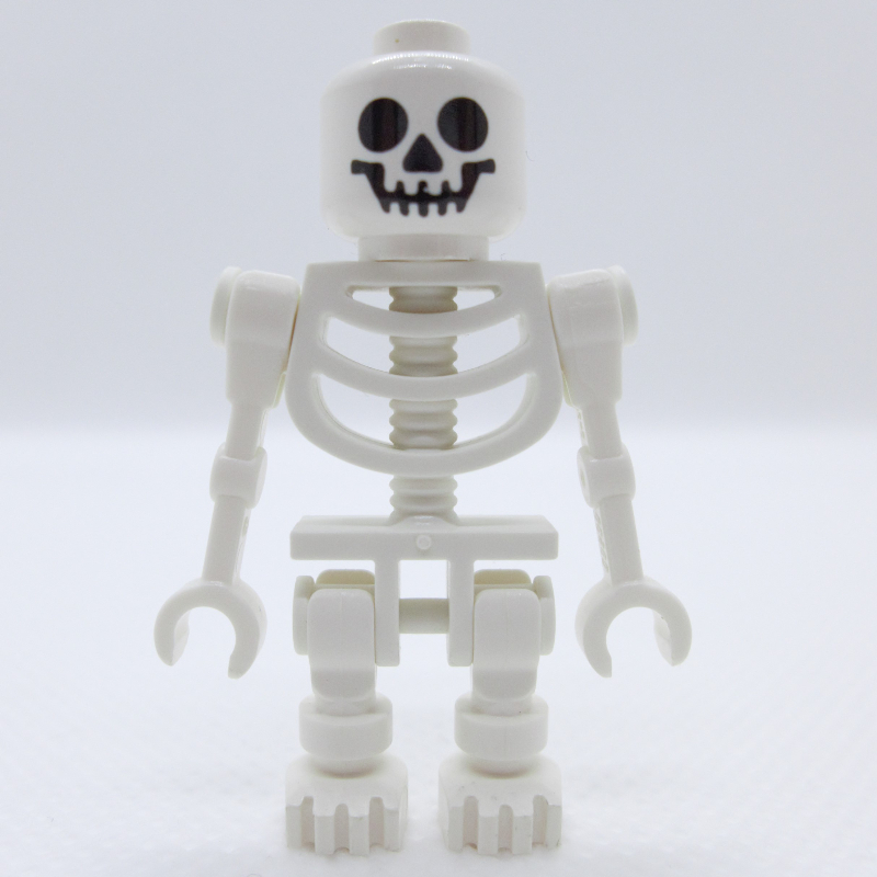 LEGO Skeleton, Standard Face, Straight Mechanical Arms  (3626c Head) (fig-003836)