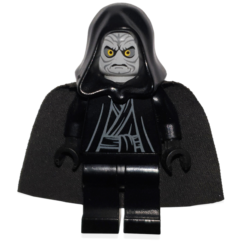 LEGO Emperor Palpatine, Light Bluish Gray Skin, Black Hands (fig-003852)