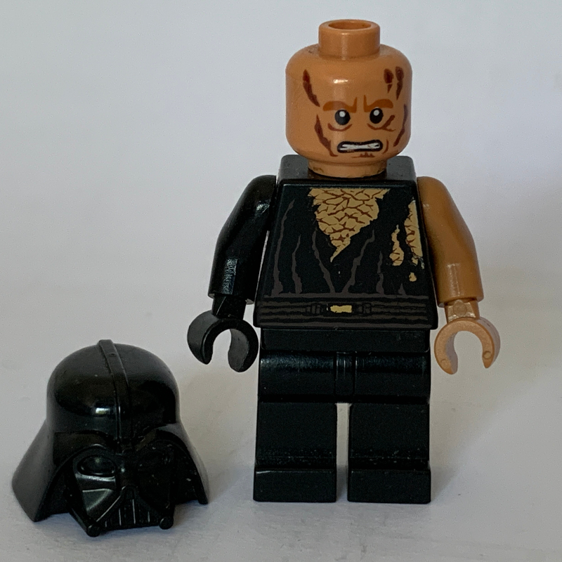 LEGO Anakin Skywalker, Transformation, White Pupils, Darth Vader Helmet (fig-003853)