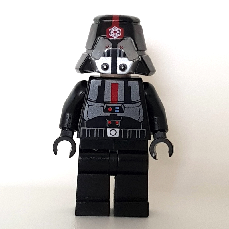 LEGO Sith Trooper, Black, Plain Legs (fig-003876)