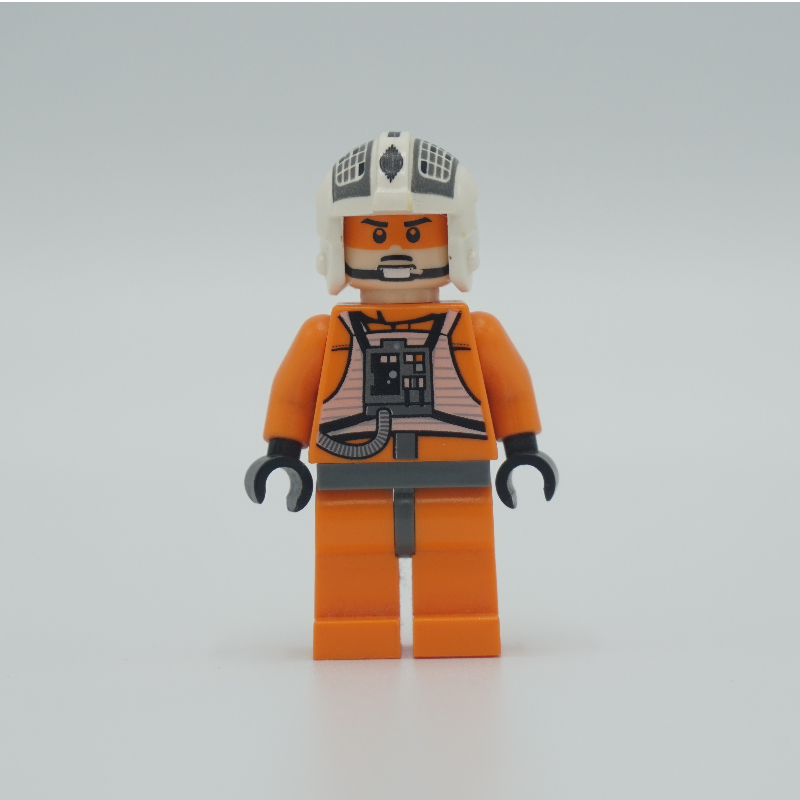 LEGO Dutch Vander / Rebel Pilot Y-wing, Plain Legs, Visor (fig-003888)