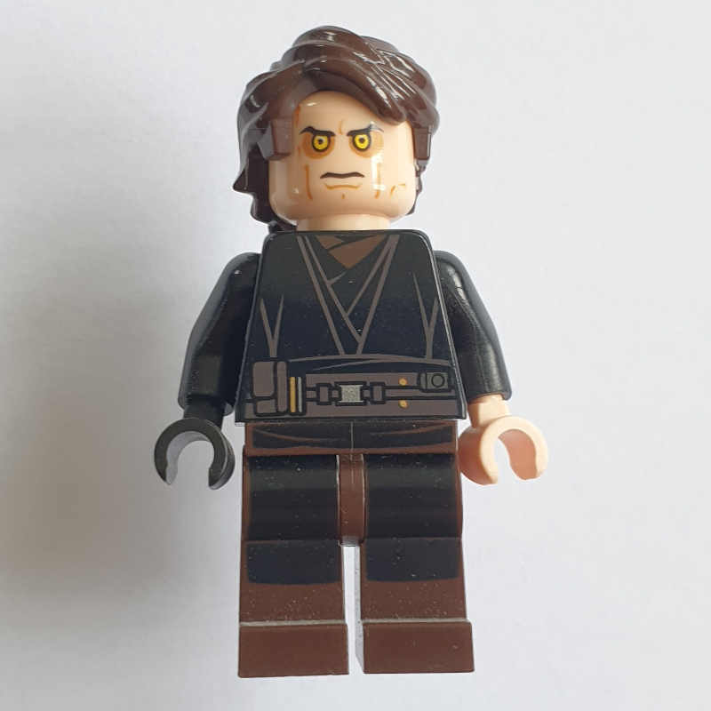 LEGO Anakin Skywalker, Transformation, Yellow Eyes, Dark Brown Legs (fig-003890)