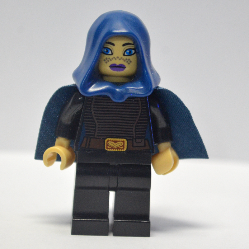 LEGO Barriss Offee, Dark Blue Hood and Cape (fig-003898)