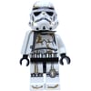 Sandtrooper Sergeant, White Pauldron, Neck Bracket, Printed Black Head