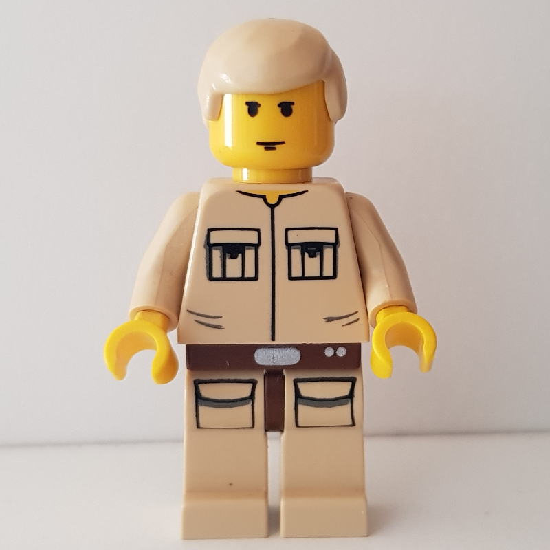 LEGO Luke Skywalker, Cloud City Outfit, Yellow Skin, Tan Shirt (fig-003911)