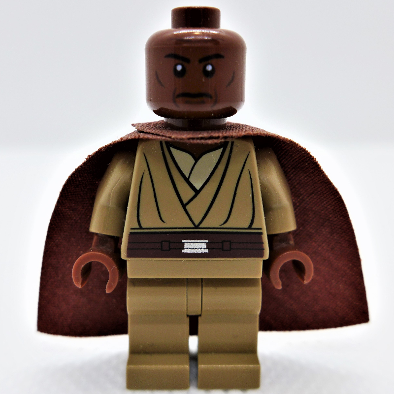 LEGO Mace Windu, Dark Tan Plain Legs, Cape (fig-003916)