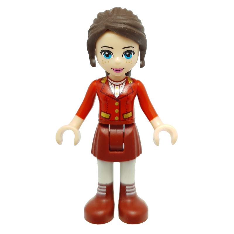 LEGO Naomi - Red Jacket, Dark Red Skirt (fig-003918)
