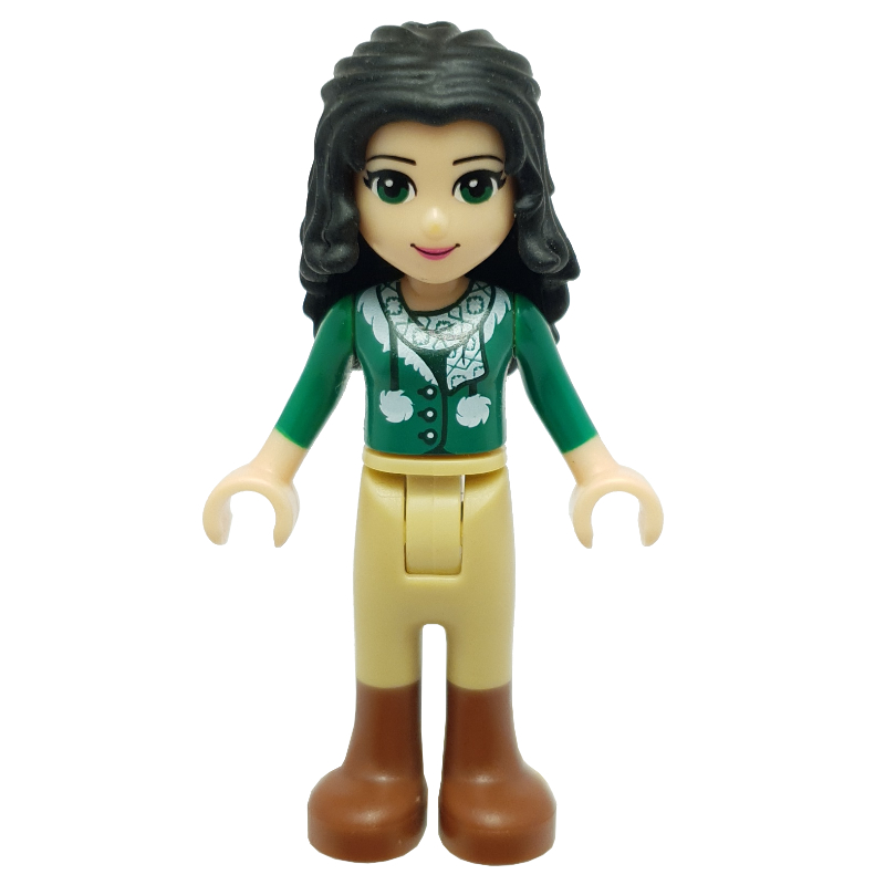 LEGO Emma - Green Jacket, Tan Trousers (fig-003920)