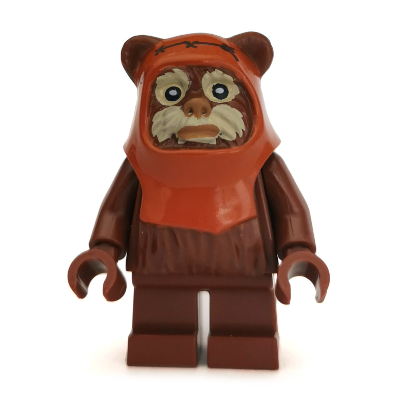 LEGO Wicket, Ewok, Dark Orange Hood, Tan Face (fig-003941)