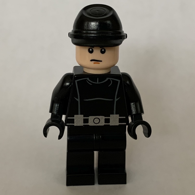 LEGO Imperial Crew / Pilot, Black Uniform, Cavalry Cap, Black Hands (fig-003951)
