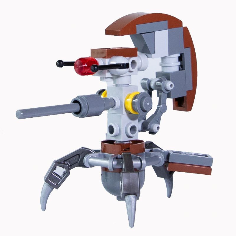 LEGO Droideka / Sniper Droid, Reddish Brown Shell, Pearl Dark Gray Legs, Back Armor (fig-003968)