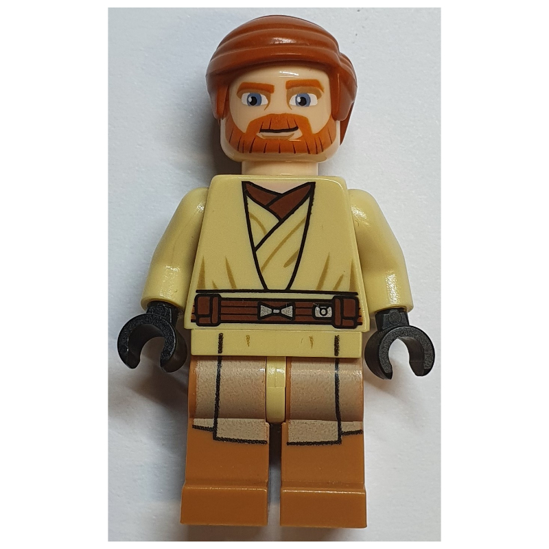 LEGO Obi-Wan Kenobi, Medium Nougat Legs (Clone Wars) (fig-003985)