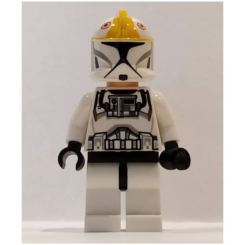 LEGO Clone Pilot, Phase I Armor, Black Eyes, Plain Legs (fig-004004)