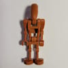 Battle Droid, Dark Orange, One Straight Arm, One Bent Arm