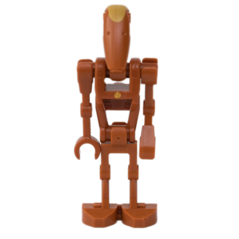 LEGO Battle Droid Commander, Dark Orange, One Bent Arm, One Straight Arm (fig-004016)