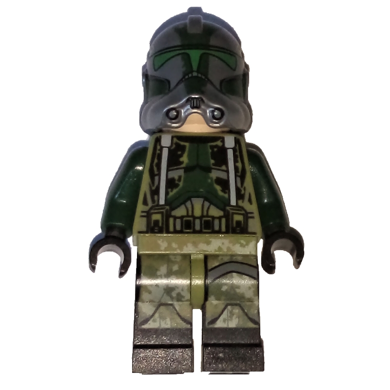 LEGO Clone Commander Gree, Kashyyyk Armor, Dark Gray Leg Strap (fig-004043)