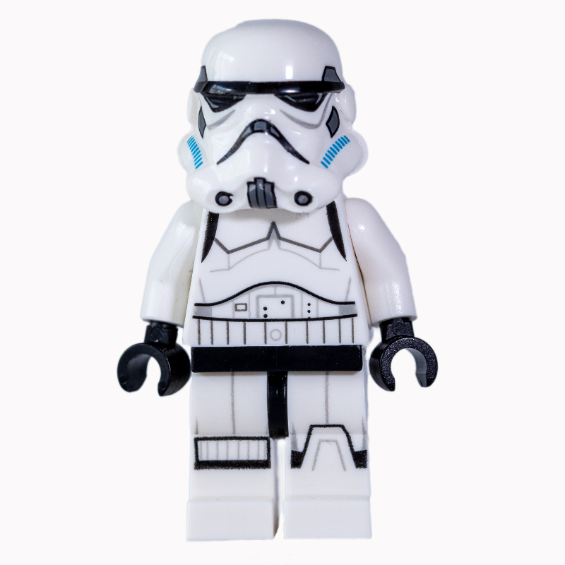 LEGO Stormtrooper, Dark Azure Helmet Vents, Angry (Rebels) (fig-004063)