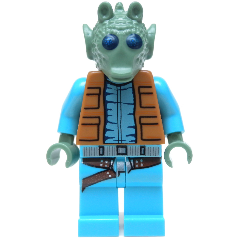 LEGO Greedo, Sand Green Skin, No Knee Strap (fig-004066)