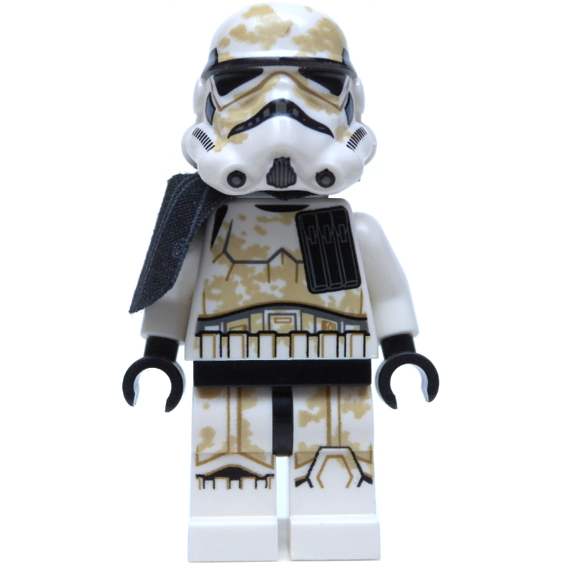 LEGO Sandtrooper, Black Pauldron, Neck Bracket with Single Stud (fig-004067)