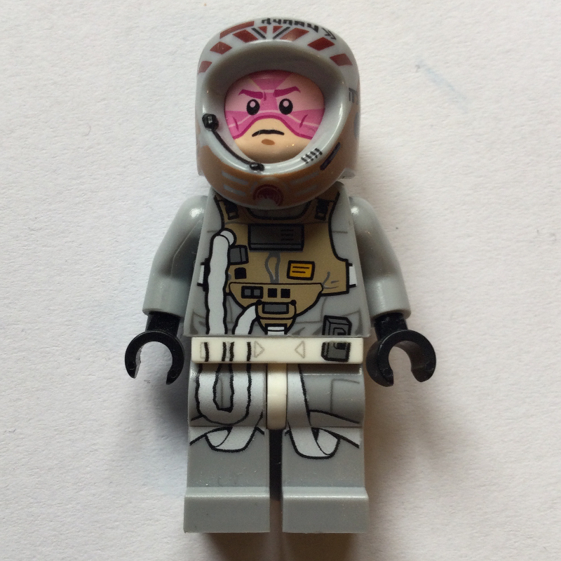LEGO Rebel Pilot B-wing, Gray Squadron (fig-004074)