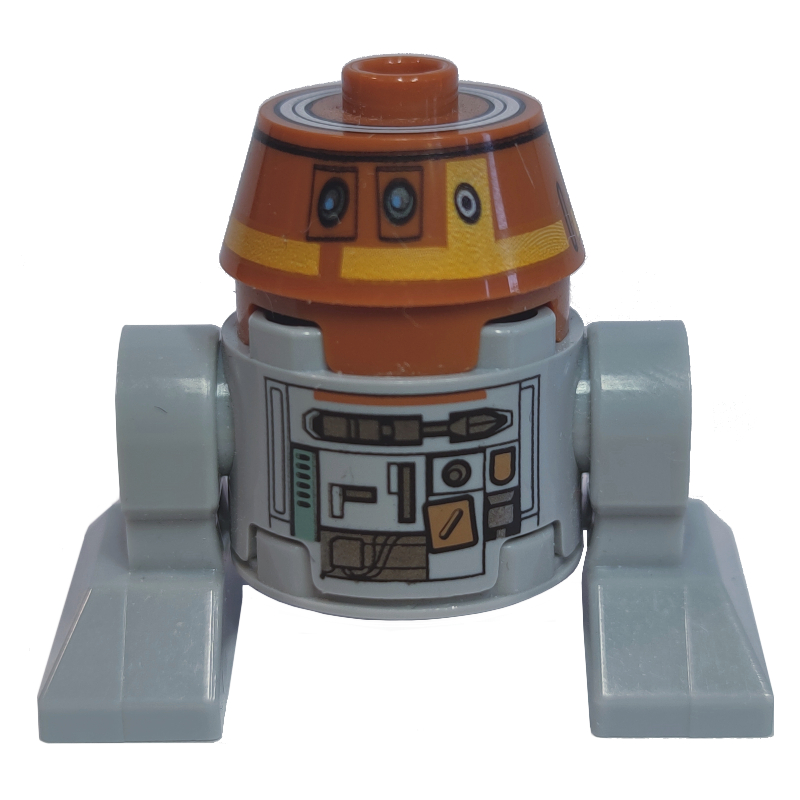 LEGO Astromech Droid, C1-10P (Chopper), Light Bluish Gray (fig-004078)