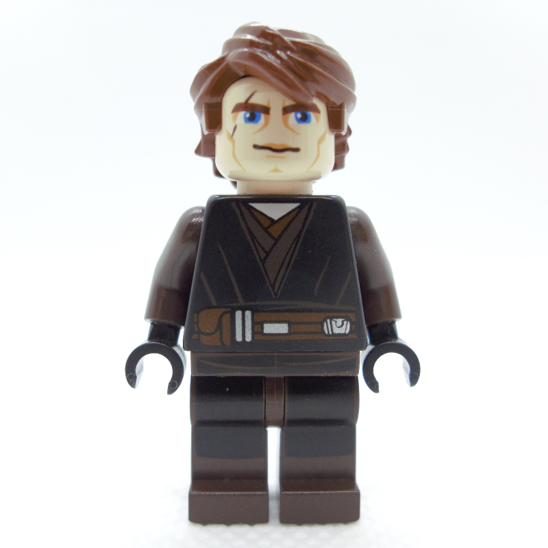 LEGO Anakin Skywalker, Black Robe, Dark Brown Legs (Clone Wars) (fig-004082)