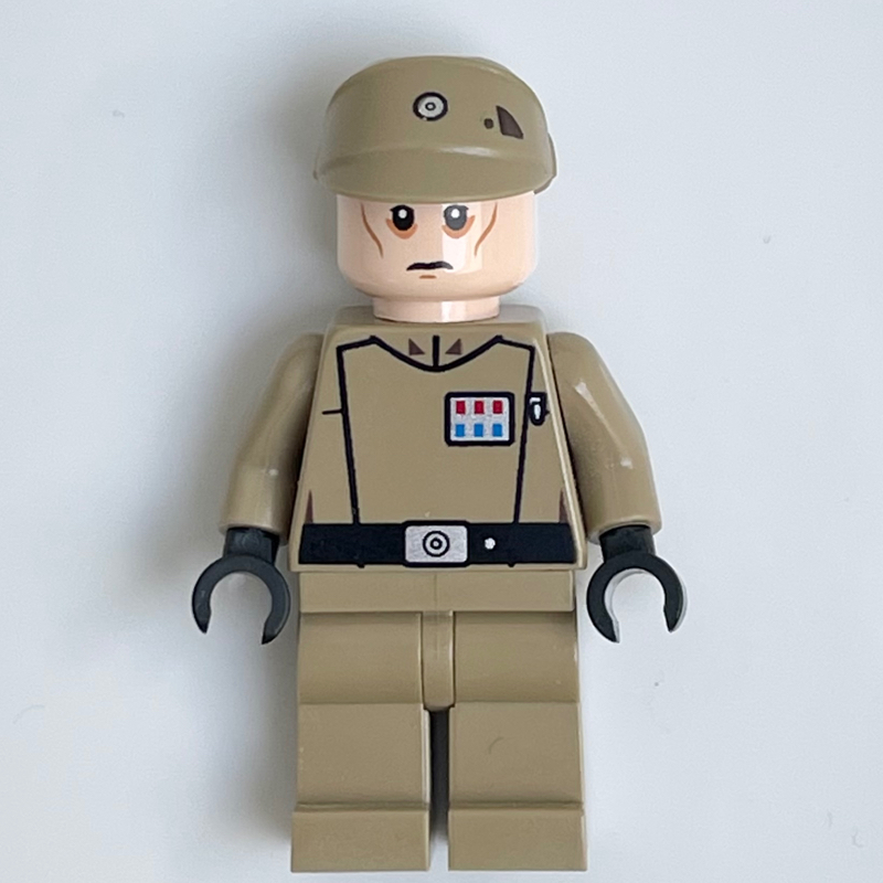 LEGO Imperial Officer / Captain / Commandant / Commander, Dark Tan Uniform (fig-004090)
