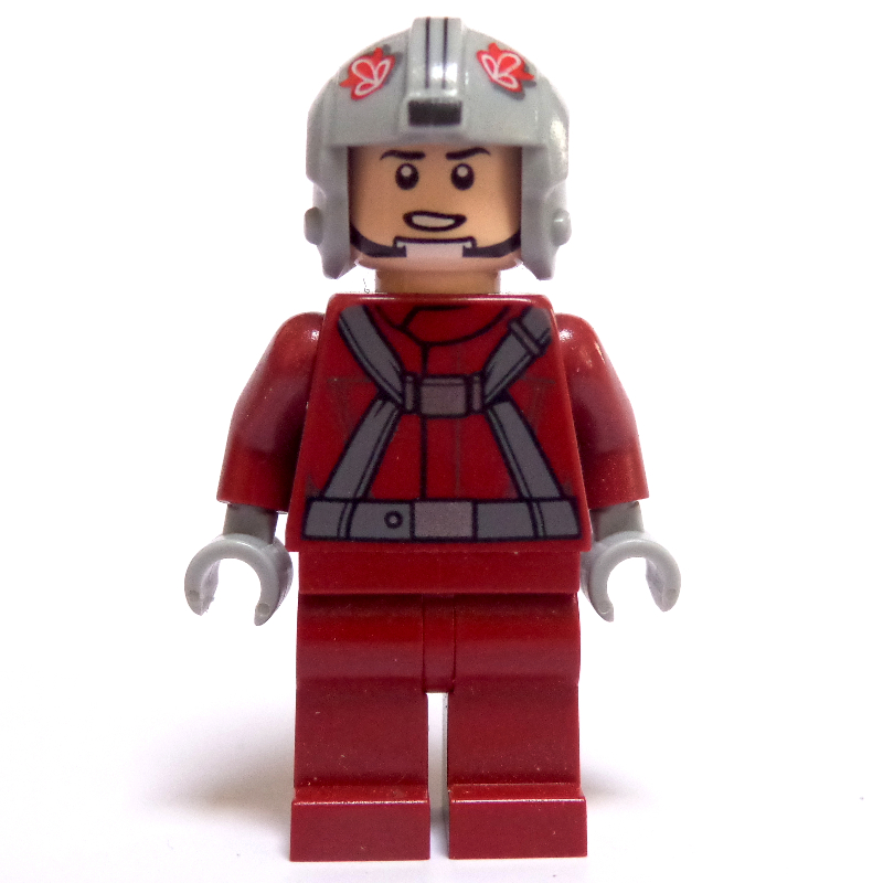 LEGO T-16 Skyhopper Pilot, Dark Red Outfit (fig-004094)