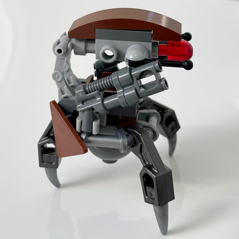 LEGO Droideka / Destroyer Droid, Reddish Brown Shell, Triangular Panels (fig-004101)