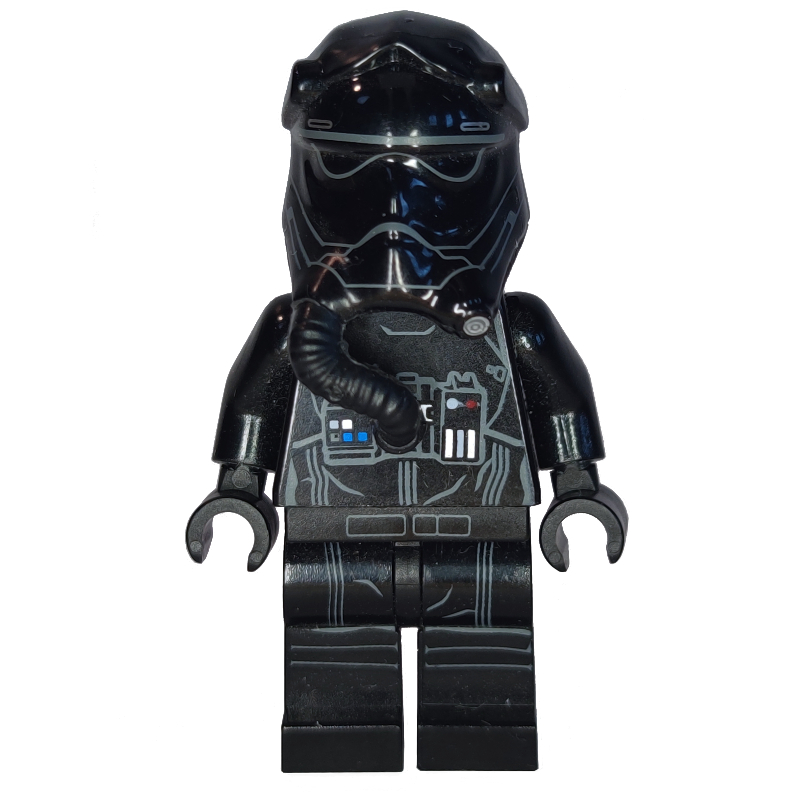 LEGO TIE Pilot, First Order, Two White Lines on Helmet (fig-004117)