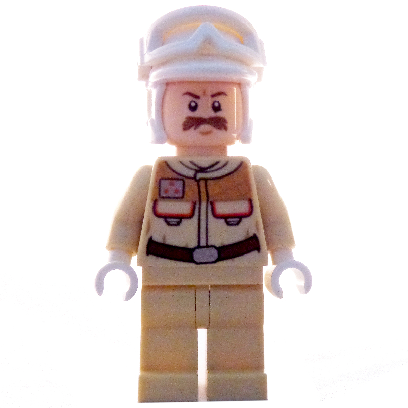 LEGO Rebel Officer in Hoth Outfit, White Hat (fig-004127)