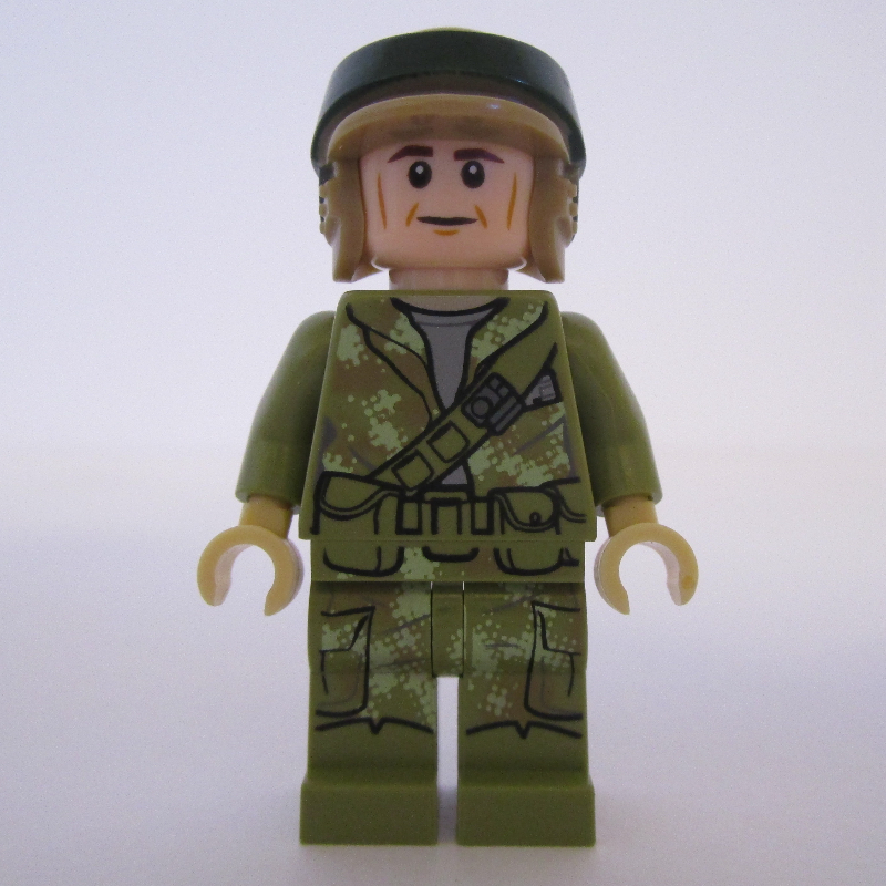 LEGO Rebel Trooper in Endor Uniform, Olive Green Legs (fig-004142)