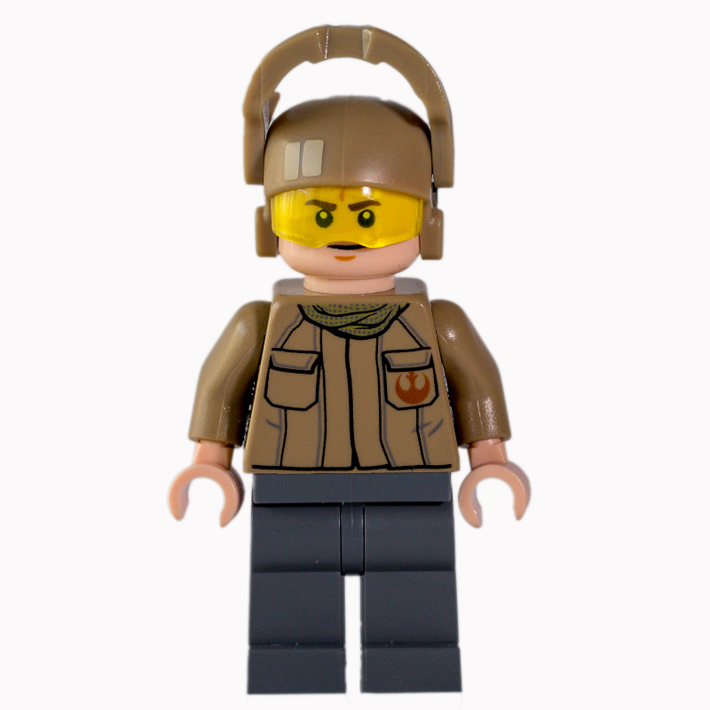 LEGO Resistance Soldier, Dark Tan Helmet, Dark Tan Shirt with Two Pockets and Resistance Insignia (fig-004177)