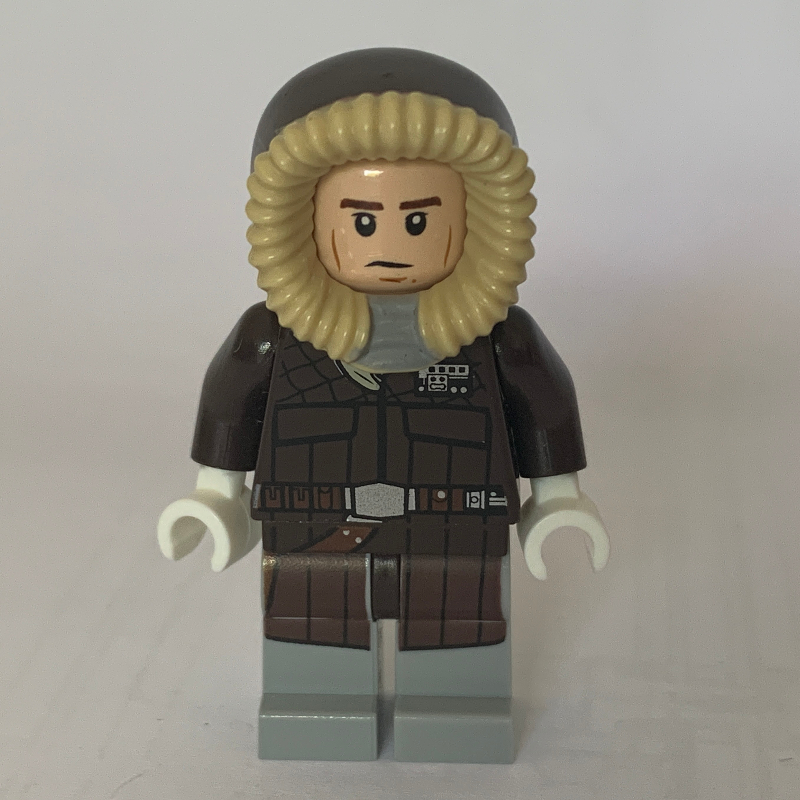 LEGO Han Solo, Hoth Outfit, Dark Brown Hood (fig-004180)