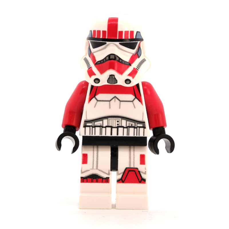 LEGO Imperial Shock Trooper, Red Markings, Black Eyes (fig-004189)