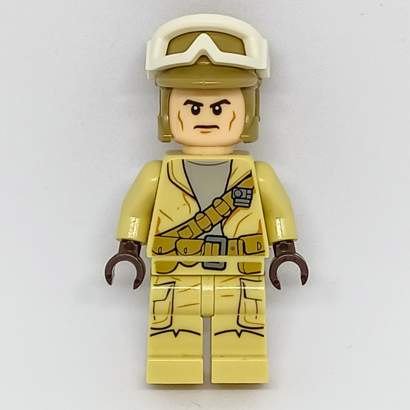 LEGO Rebel Trooper, Dark Tan Helmet and White Snow Goggles (fig-004193)