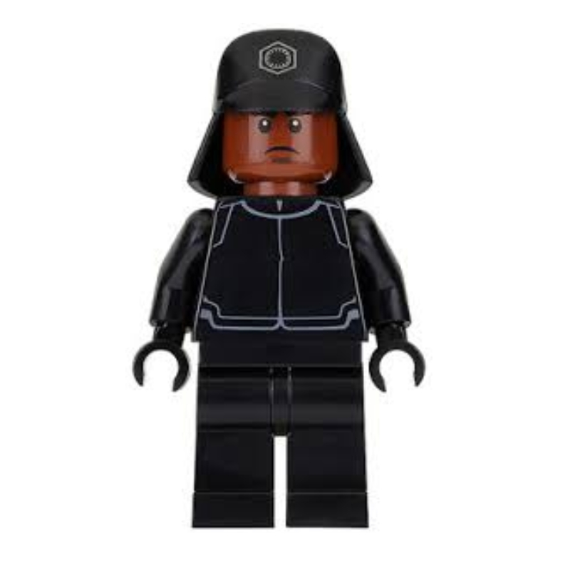 LEGO First Order Crew Member, Reddish Brown Skin, Black Hat (fig-004195)