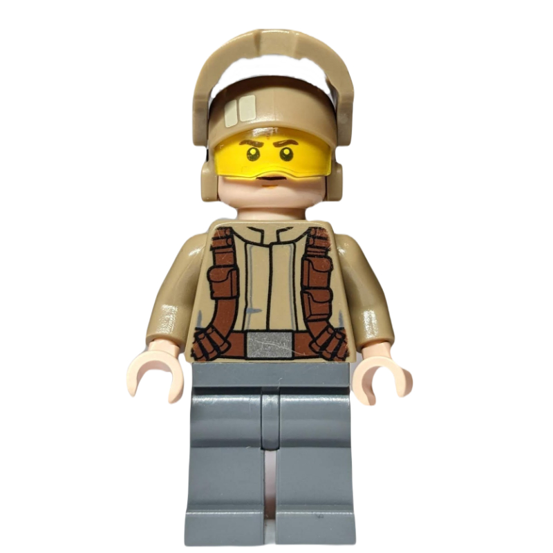 LEGO Resistance Soldier, Dark Tan Helmet, Dark Tan Shirt (fig-004199)