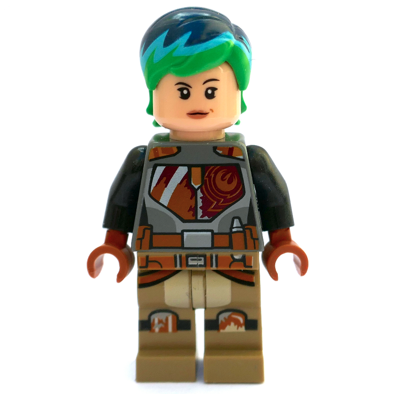 LEGO Sabine Wren with Dark Blue and Bright Green Hair (fig-004231)