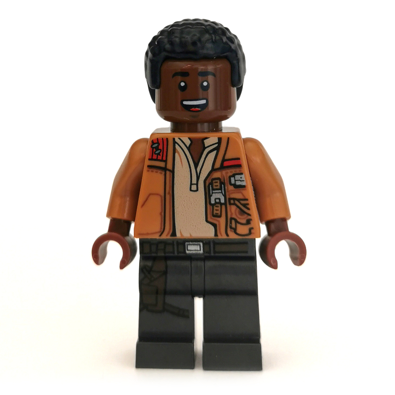 LEGO Finn, Tan Undershirt, Pearl Dark Gray Legs (fig-004246)
