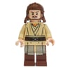 Qui-Gon Jinn, Printed Reddish Brown Legs, No Cape