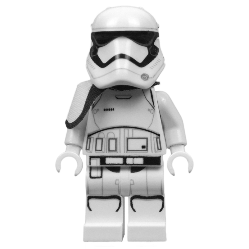LEGO Stormtrooper Squad Leader, First Order, White Pauldron (fig-004292)