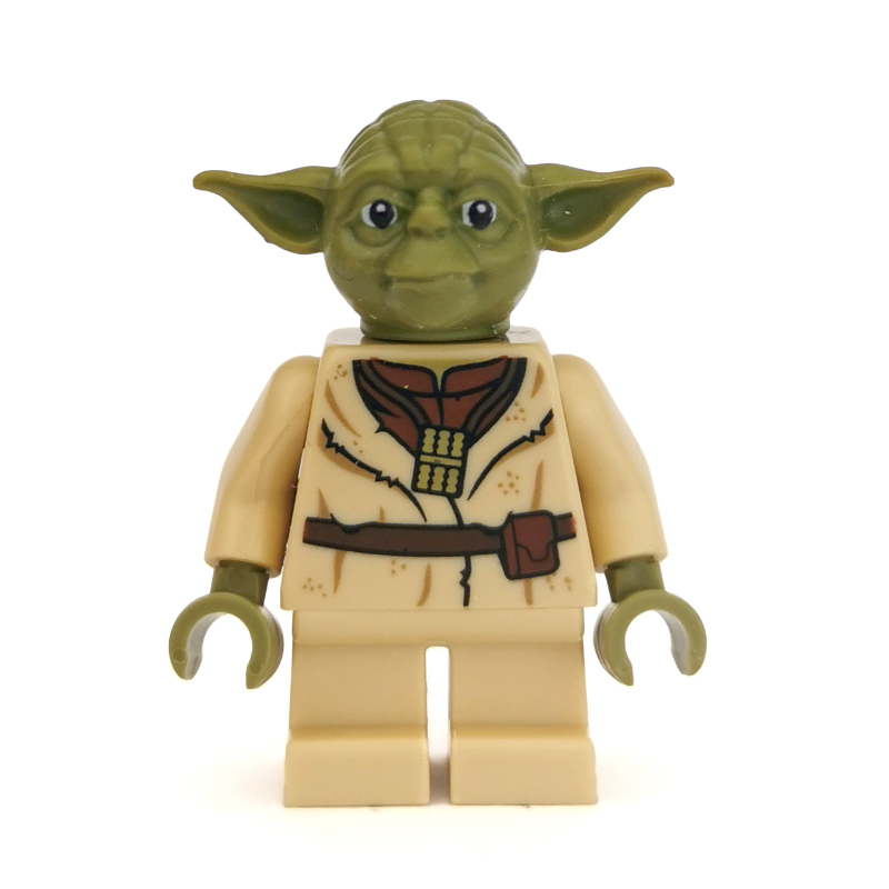 LEGO Yoda, Olive Green Head, Belt and Flute (fig-004305)