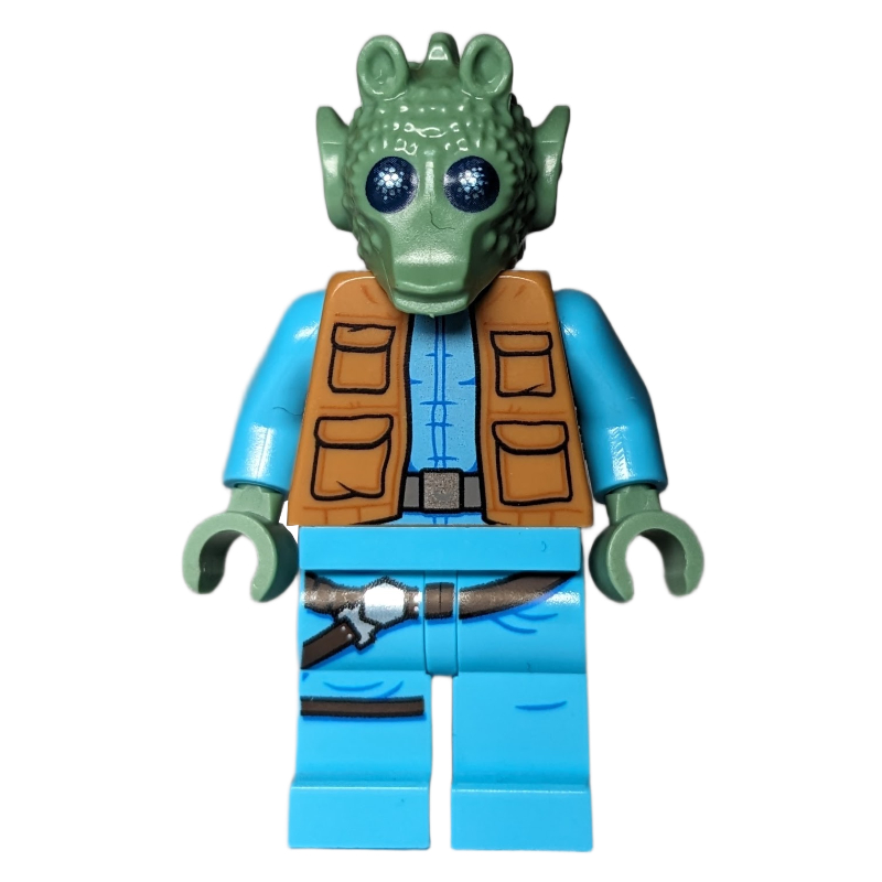 LEGO Greedo, Sand Green Skin, Knee Strap (fig-004311)