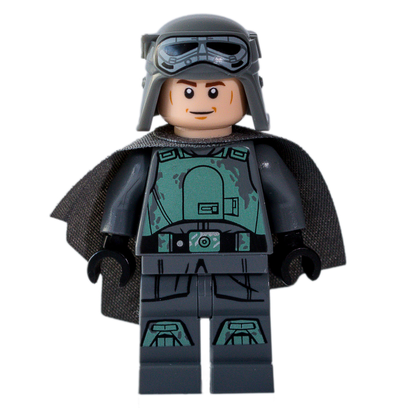 LEGO Han Solo, Mudtrooper Outfit, Dark Bluish Gray (fig-004339)