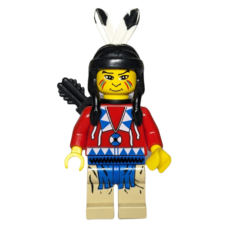 LEGO Indian, Red Shirt, Quiver (fig-004372)